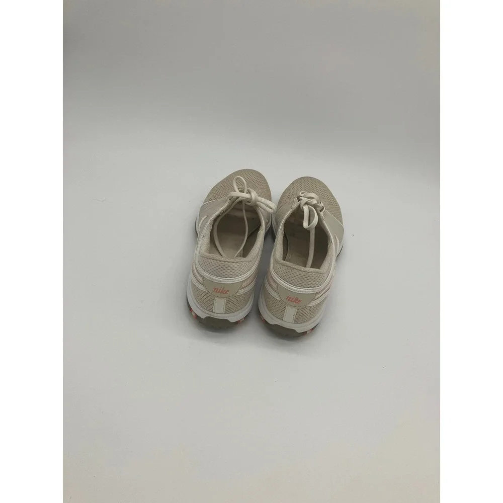 Nike Air Summer Lite Golf Shoes Womens 10 Beige Mesh Sneakers 312222-111